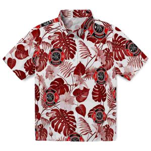 Firefighter Tropical Plants Hawaiian Shirt Best selling