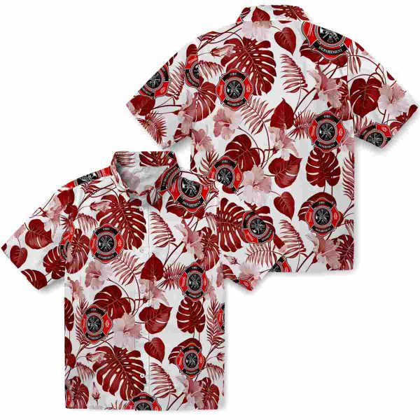 Firefighter Tropical Plants Hawaiian Shirt Latest Model