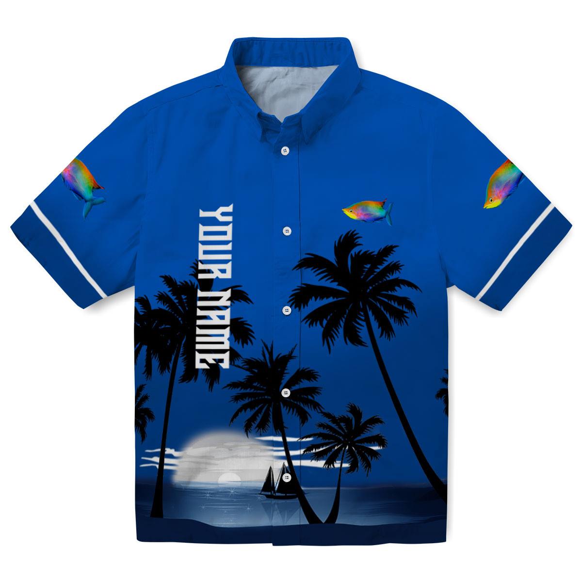 Fish Beach Sunset Hawaiian Shirt Best selling