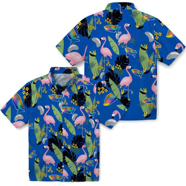 Fish Flamingo Leaves Hawaiian Shirt Latest Model