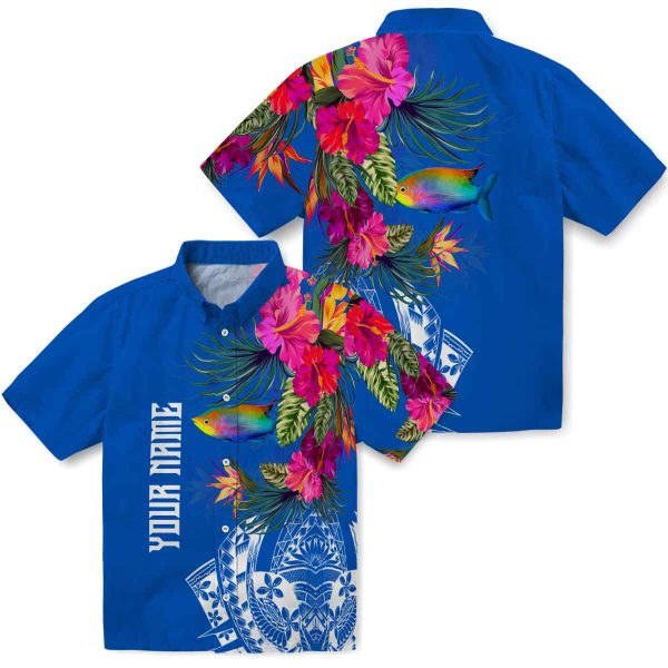 Fish Floral Polynesian Hawaiian Shirt Latest Model