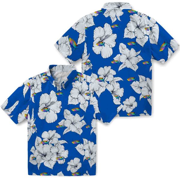 Fish Hibiscus Blooms Hawaiian Shirt Latest Model