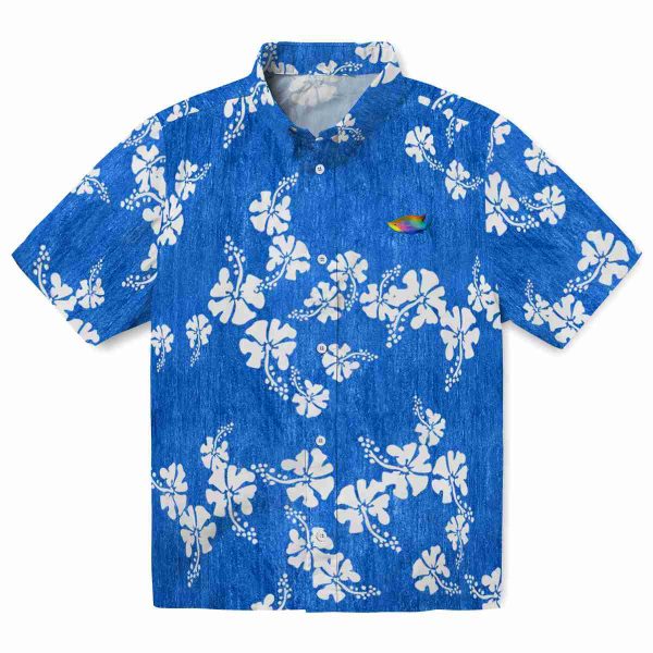 Fish Hibiscus Clusters Hawaiian Shirt Best selling