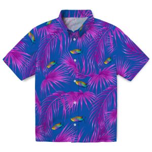 Fish Leafy Palms Hawaiian Shirt Best selling