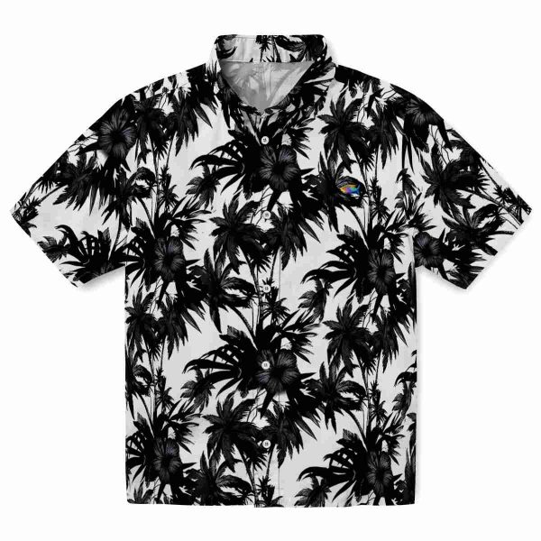 Fish Palm Motifs Hawaiian Shirt Best selling