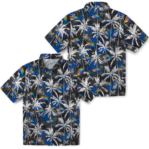 Fish Palm Pattern Hawaiian Shirt Latest Model