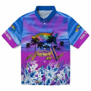 Fish Tropical Canoe Hawaiian Shirt Best selling