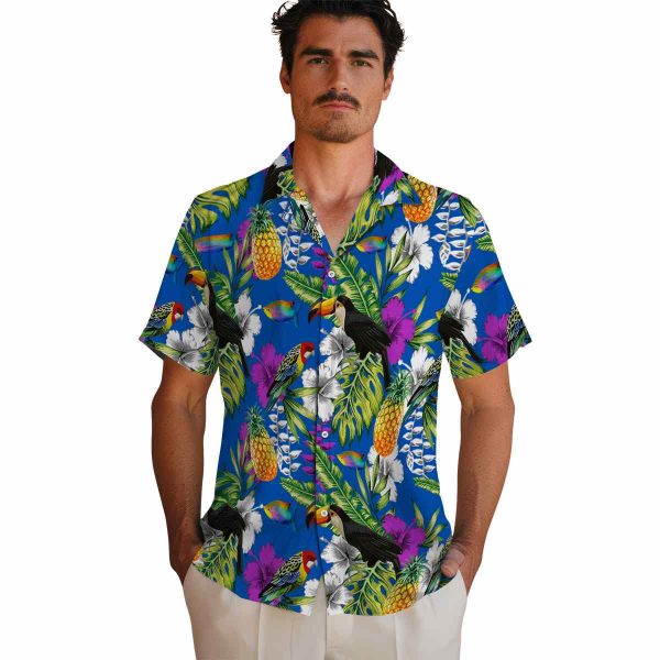 Fish Tropical Toucan Hawaiian Shirt High quality