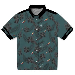 Fishing Botanical Print Hawaiian Shirt Best selling