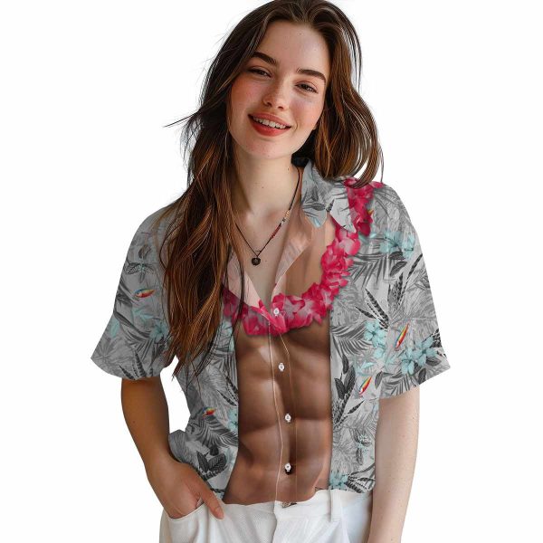 Fishing Chest Illusion Hawaiian Shirt Trendy