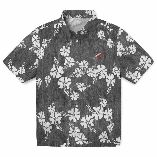 Fishing Hibiscus Clusters Hawaiian Shirt Best selling