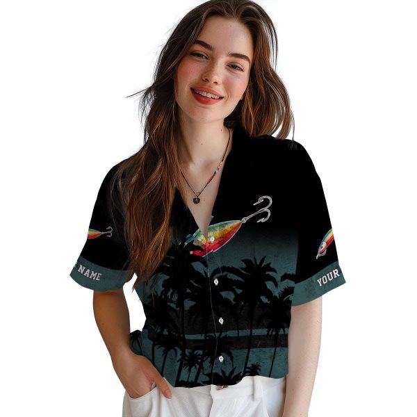 Fishing Sunset Pattern Hawaiian Shirt Trendy