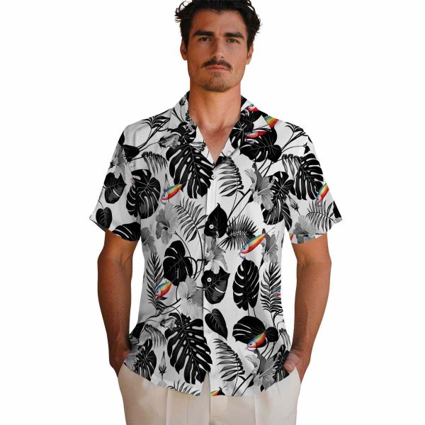 Fishing Tropical Plants Hawaiian Shirt High quality