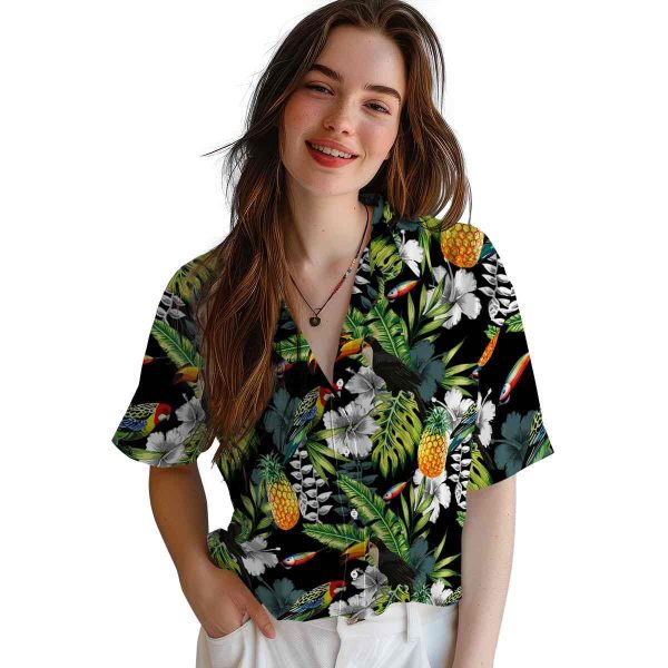 Fishing Tropical Toucan Hawaiian Shirt Trendy