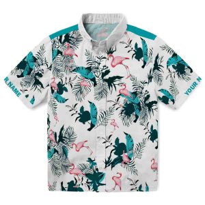 Flamingo Botanical Theme Hawaiian Shirt Best selling
