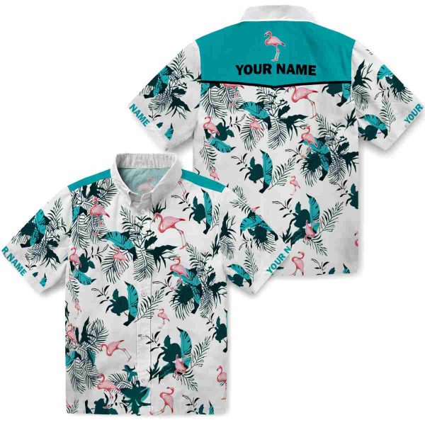 Flamingo Botanical Theme Hawaiian Shirt Latest Model