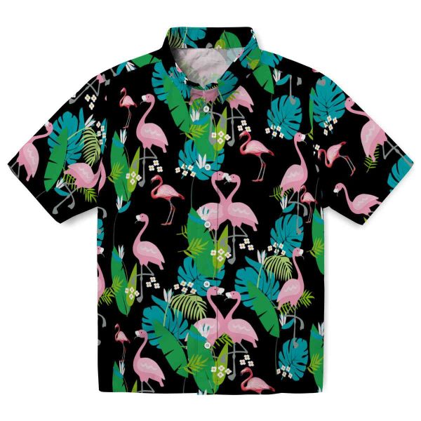 Flamingo Flamingo Foliage Hawaiian Shirt Best selling