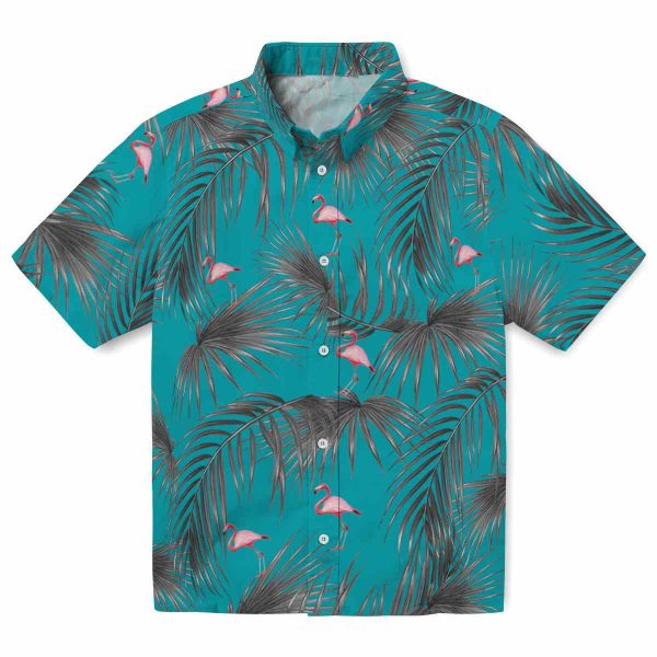 Flamingo Leafy Palms Hawaiian Shirt Best selling