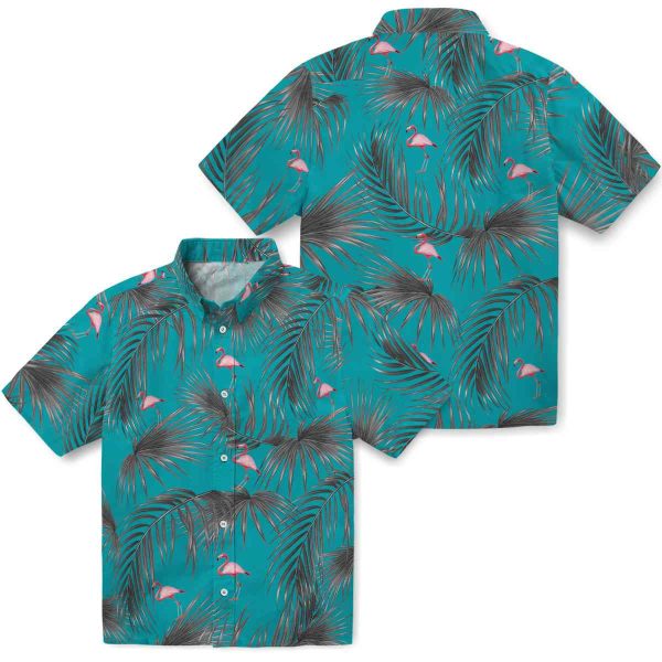 Flamingo Leafy Palms Hawaiian Shirt Latest Model