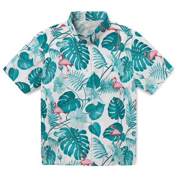 Flamingo Tropical Plants Hawaiian Shirt Best selling