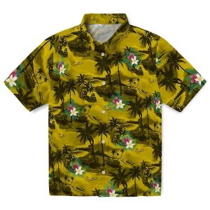 Floral Coastal Palms Hawaiian Shirt Best selling