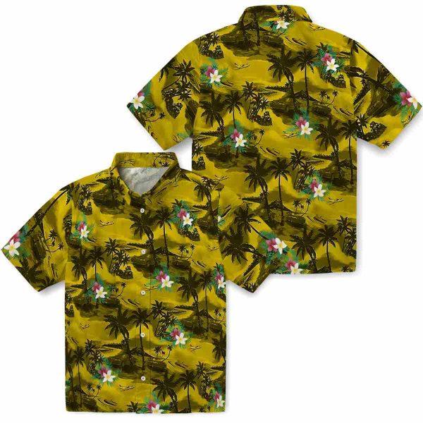 Floral Coastal Palms Hawaiian Shirt Latest Model