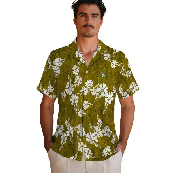 Floral Hibiscus Clusters Hawaiian Shirt High quality