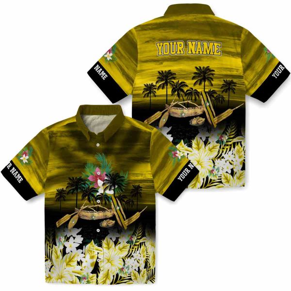 Floral Tropical Canoe Hawaiian Shirt Latest Model