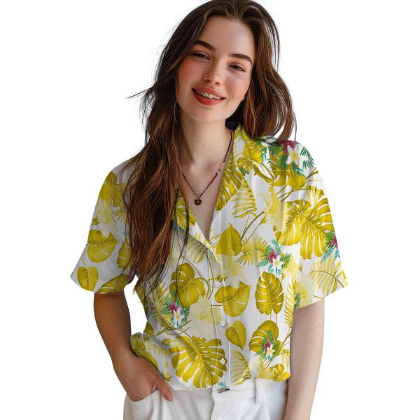 Floral Tropical Plants Hawaiian Shirt Trendy