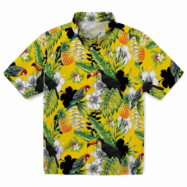 Floral Tropical Toucan Hawaiian Shirt Best selling