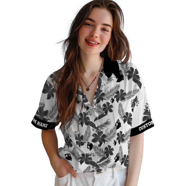 Football Botanical Print Hawaiian Shirt Trendy