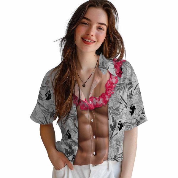 Football Chest Illusion Hawaiian Shirt Trendy