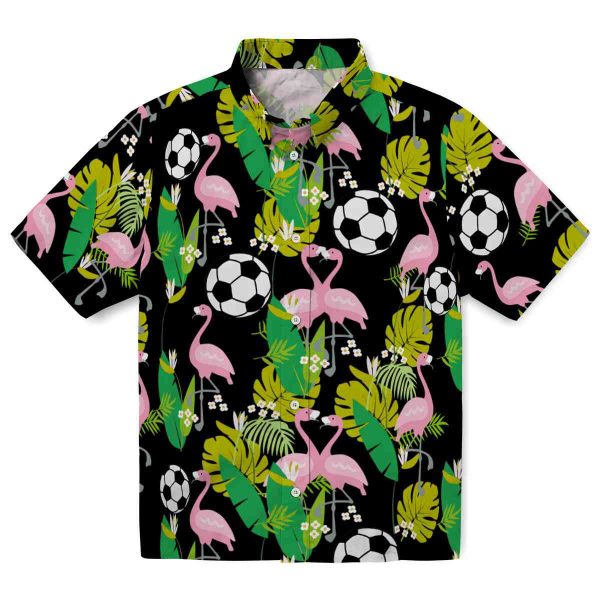 Football Flamingo Foliage Hawaiian Shirt Best selling