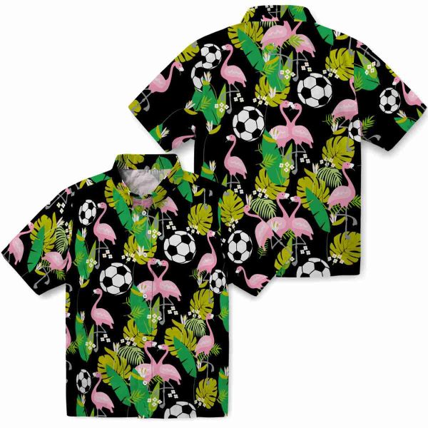 Football Flamingo Foliage Hawaiian Shirt Latest Model