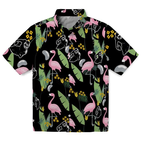 Football Flamingo Leaves Hawaiian Shirt Best selling