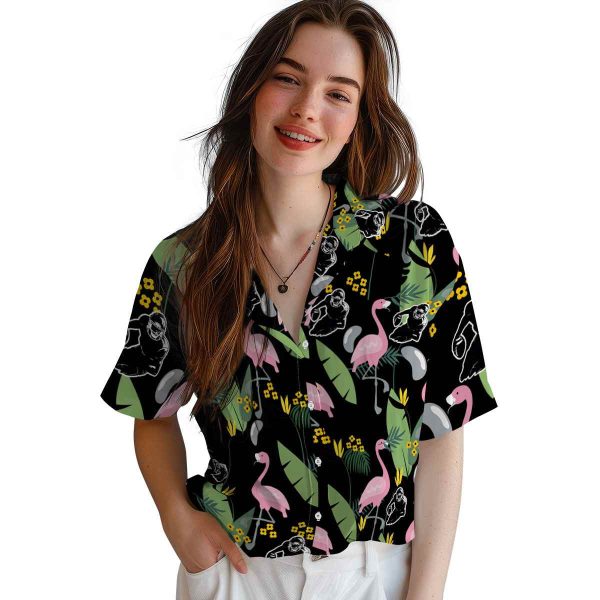 Football Flamingo Leaves Hawaiian Shirt Trendy