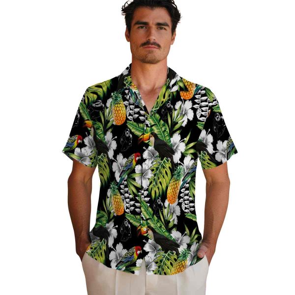 Football Tropical Toucan Hawaiian Shirt High quality