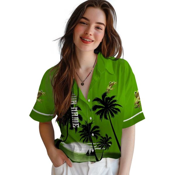 Frog Beach Sunset Hawaiian Shirt Trendy