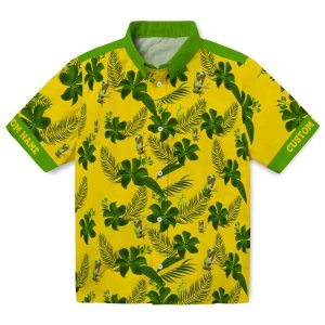 Frog Botanical Print Hawaiian Shirt Best selling