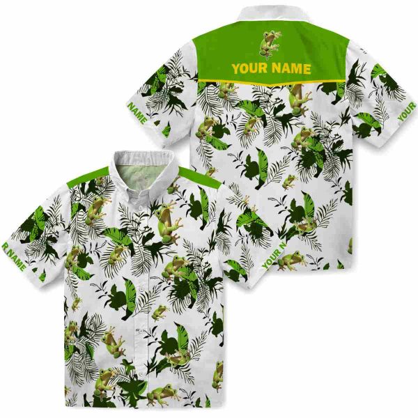 Frog Botanical Theme Hawaiian Shirt Latest Model