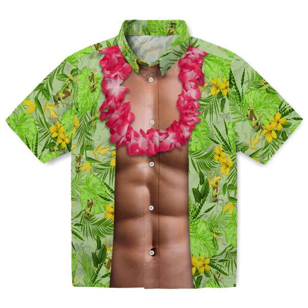 Frog Chest Illusion Hawaiian Shirt Best selling