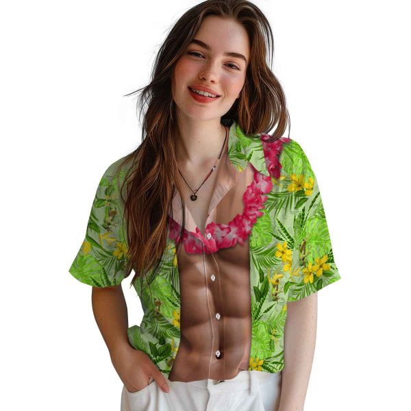 Frog Chest Illusion Hawaiian Shirt Trendy