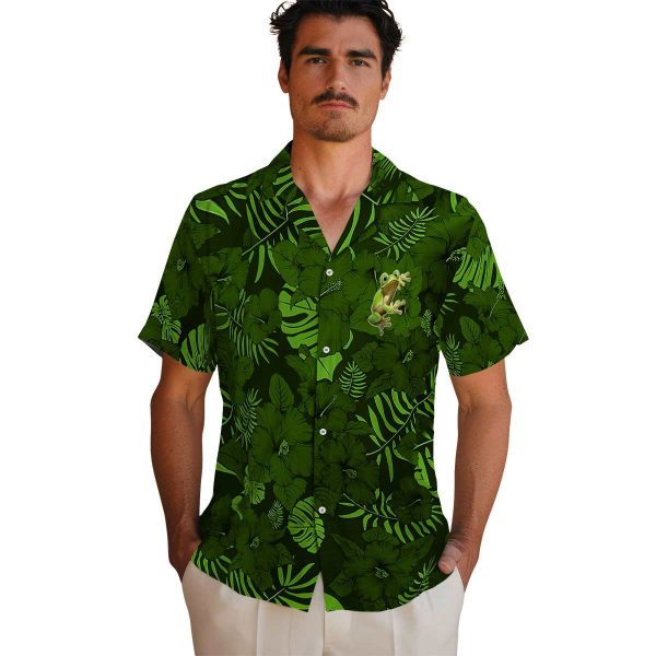 Frog Jungle Vibes Hawaiian Shirt High quality