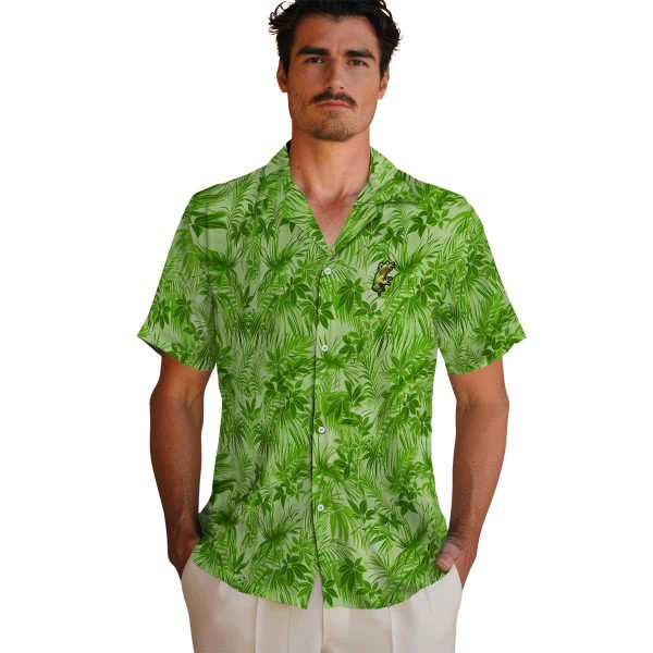 Frog Leafy Pattern Hawaiian Shirt High quality