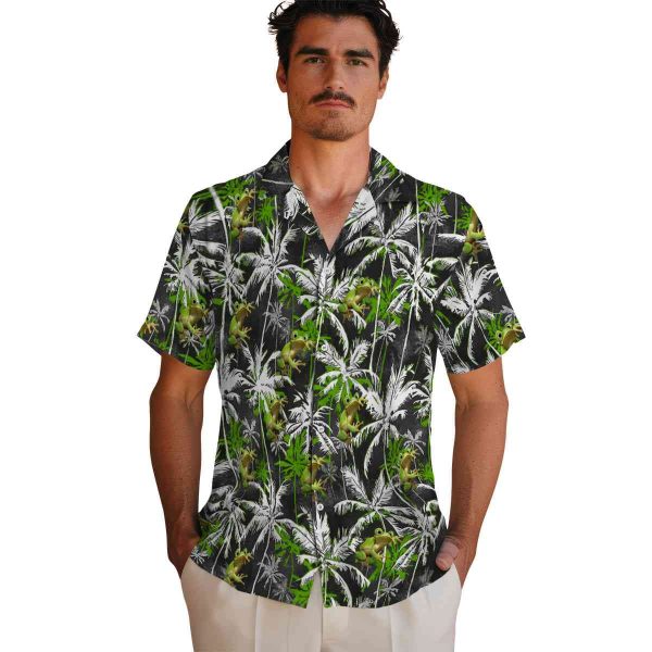 Frog Palm Pattern Hawaiian Shirt High quality