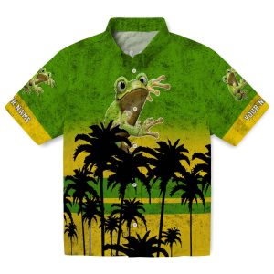 Frog Sunset Pattern Hawaiian Shirt Best selling