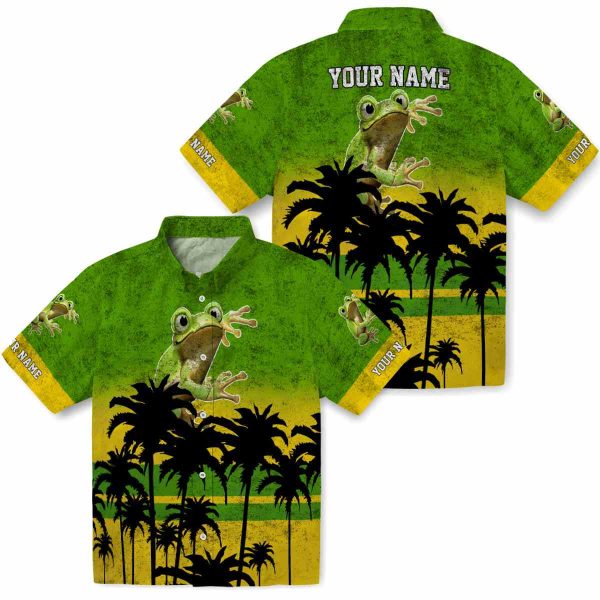 Frog Sunset Pattern Hawaiian Shirt Latest Model