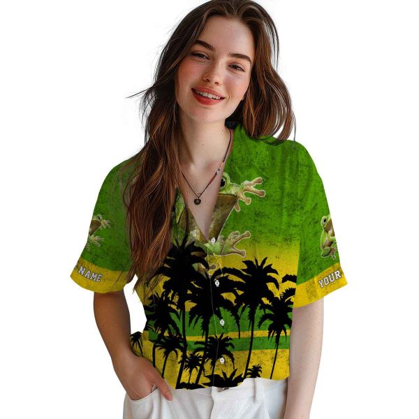 Frog Sunset Pattern Hawaiian Shirt Trendy