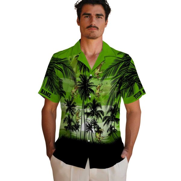 Frog Sunset Scene Hawaiian Shirt High quality