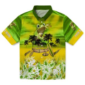 Frog Tropical Canoe Hawaiian Shirt Best selling